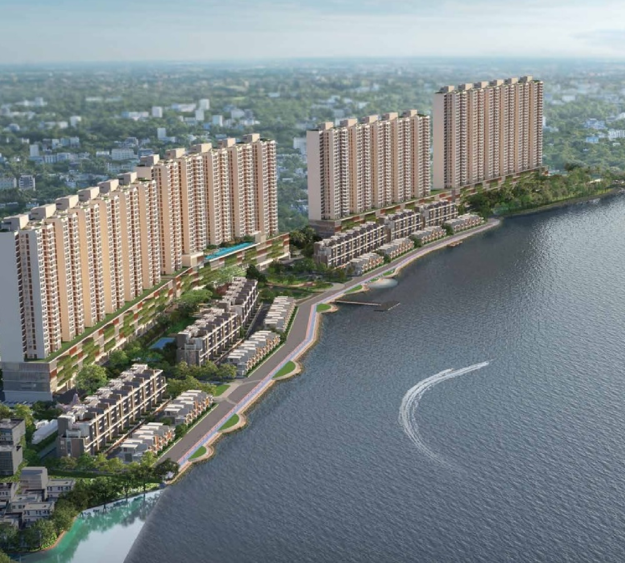 The Royal Ganges C4173/New Ganga Bandha Road Kolkata 700140, Kolkata Apartments